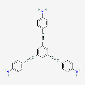 4,4,4-(Benzene-1,3,5-triyltris(ethyne-2,1-diyl))trianiline CAS No.:326002-91-9