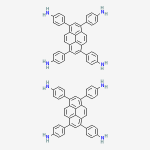 4-[3,6,8-Tris(4-aminophenyl)pyren-1-yl]aniline CAS No.:2092907-97-4