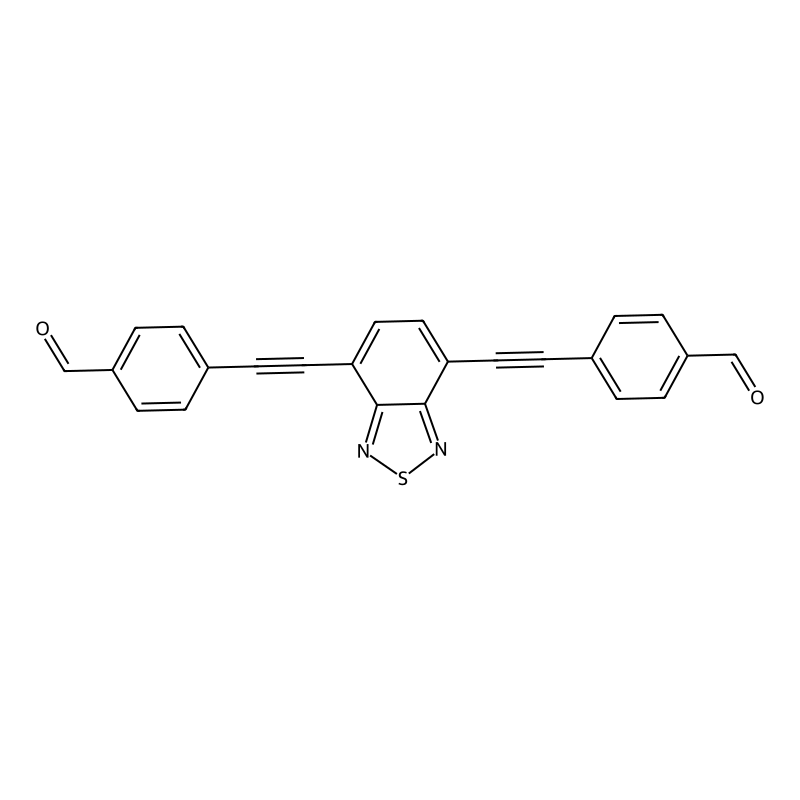 4,4-(Benzo[c][1,2,5]thiadiazole-4,7-diylbis(ethyne-2,1-diyl))dibenzaldehyde CAS No.:1933562-00-5