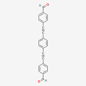 4,4-(1,4-Phenylenebis(ethyne-2,1-diyl))dibenzaldehyde CAS No.:192188-70-8