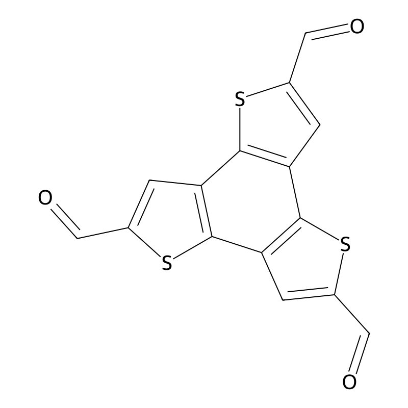 Benzo[1,2-b:3,4-b:5,6-b]trithiophene-2,5,8-tricarbaldehyde CAS No.:2243590-42-1