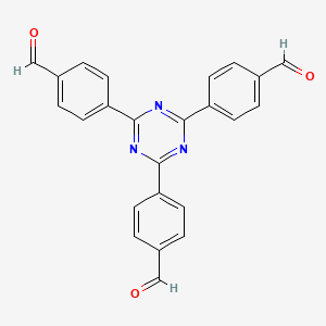 4,4,4-(1,3,5-Triazine-2,4,6-triyl)tribenzaldehyde CAS No.:443922-06-3