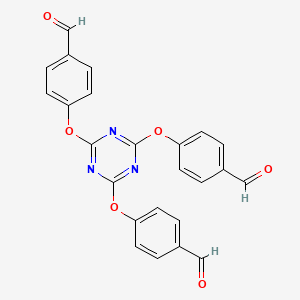 Benzaldehyde, 4,4,4-[1,3,5-triazine-2,4,6-triyltris(oxy)]tris- CAS No.:3140-75-8