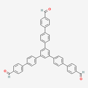 5-(4-Formyl-[1,1-biphenyl]-4-yl)-[1,1:4,1:3,1:4,1-quinquephenyl]-4,4-dicarbaldehyde CAS No.:805246-7