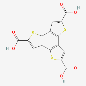 Benzo[1,2-b:3,4-b:5,6-b]trithiophene-2,5,8-tricarboxylic acid CAS No.:1174223-25-6