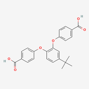 4-[4-Tert-butyl-2-(4-carboxyphenoxy)phenoxy]benzoic acid CAS No.:187088-67-1