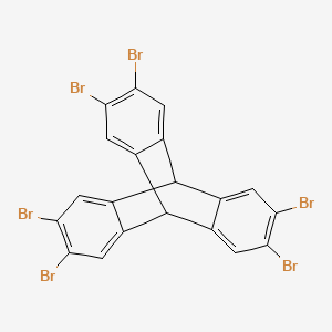 2,3,6,7,12,13-Hexabromotriptycene CAS No.:55805-81-7