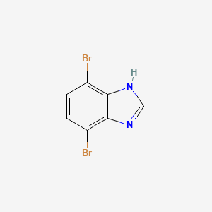 4,7-dibromo-1H-benzo[d]imidazole CAS No.:148185-66-4