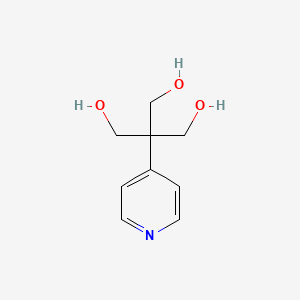 2-(Hydroxymethyl)-2-(pyridin-4-yl)propane-1,3-diol CAS No.:20845-48-1