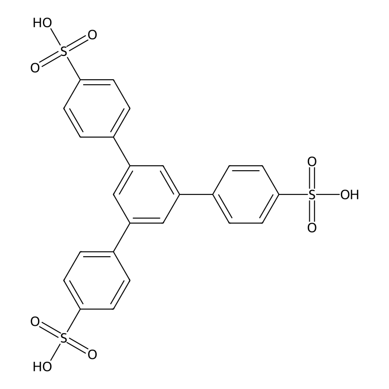 1,3,5-Tris[4-(hydroxysulfonyl)phenyl]benzene CAS No.:343821-13-6