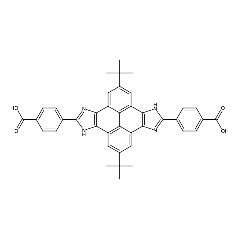 4,4-(2,8-Di-tert-butyl-4,10-dihydropyreno[4,5-d:9,10-d]diimidazole-5,11-diyl)dibenzoic acid CAS No.: