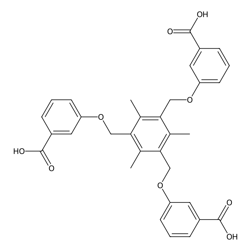 3,3,3-(((2,4,6-Trimethylbenzene-1,3,5-triyl)tris(methylene))tris(oxy))tribenzoic acid CAS No.:141771