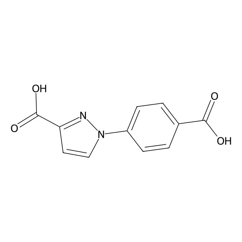 1H-Pyrazole-3-carboxylic acid, 1-(4-carboxyphenyl)- CAS No.:72899-92-4