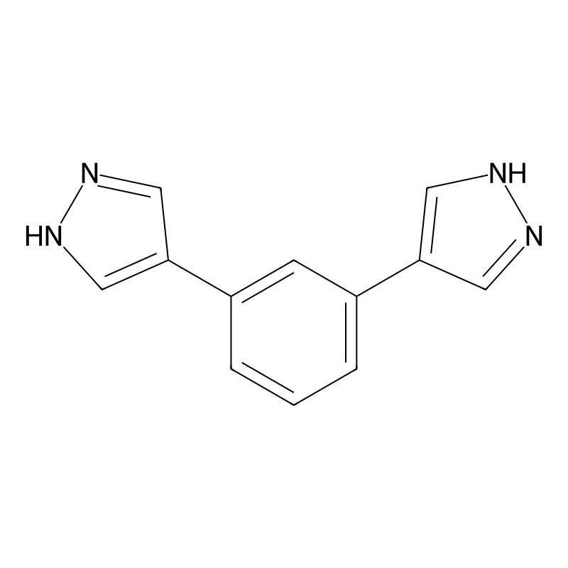 4-(3-(1H-Pyrazol-4-yl)phenyl)-1H-pyrazole CAS No.:958101-27-4