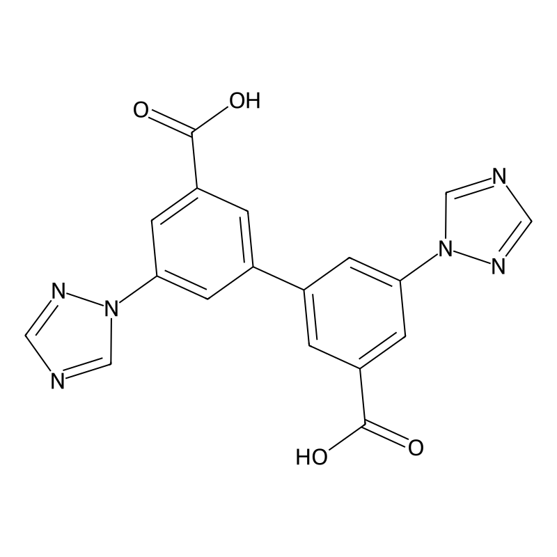 5,5-Di(1H-1,2,4-triazol-1-yl)-[1,1-biphenyl]-3,3-dicarboxylic acid CAS No.:2097938-53-7