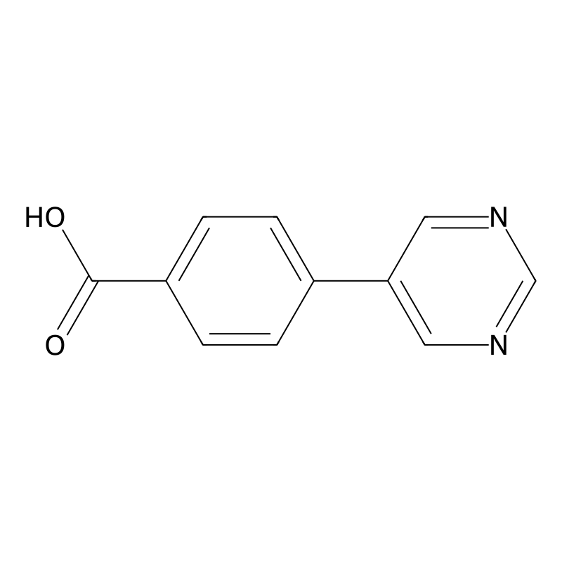 4-(Pyrimidin-5-yl)benzoic acid CAS No.:216959-91-0