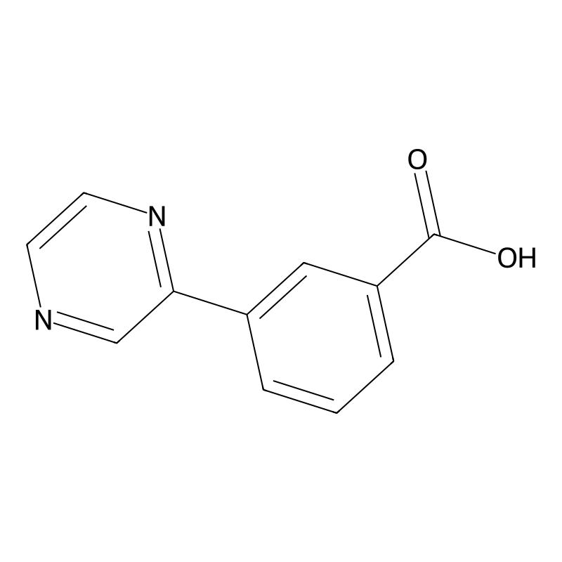 3-(Pyrazin-2-yl)benzoic acid CAS No.:856905-13-0