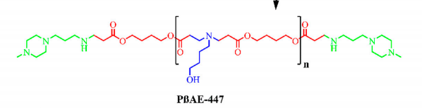 Poly (β - amino ester) polymer