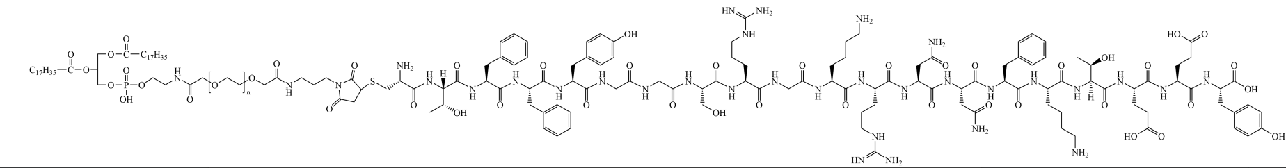 DSPE-PEG-Angiopep-2 (CTFFYGGSRGKRNNFKTEEY)