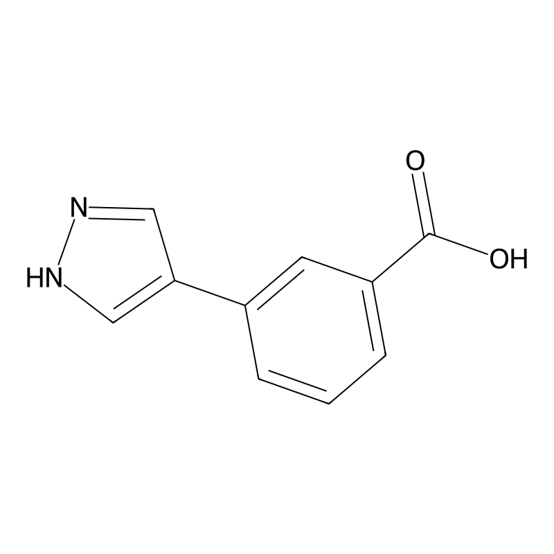 3-(1H-pyrazol-4-yl)benzoic Acid CAS No.:1002535-21-8