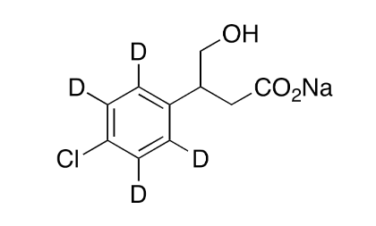 3-(4-Chlorophenyl-d4)-4-hydroxybutyric Acid Sodium Salt,CAS:1346600-25-6