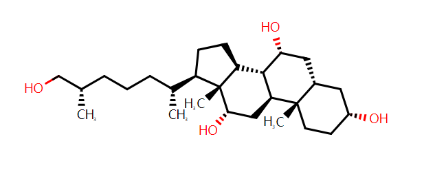 (25S)-5β-Cholestane-3α,7α,12α,26-tetrol,CAS:134002-65-6