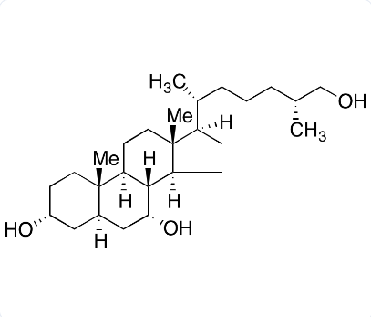 (25R)-5β-Cholestane-3α,7α,26-triol,CAS:66807-58-7