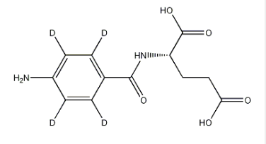 N-(4-Aminobenzoyl-d4)-L-glutamic Acid    CAS:461426-34-6