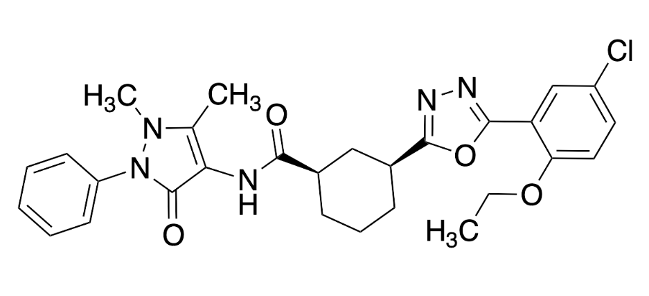 3-[5-(5-Chloro-2-ethoxyphenyl)-1,3,4-oxadiazol-2-yl]-N-(2,3-dihydro-1,5-dimethyl-3-oxo-2-phenyl-1H-p