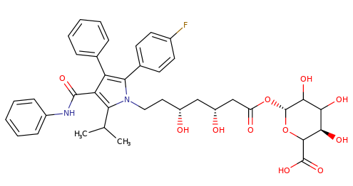 Atorvastatin Acyl-b-D-glucuronide    CAS:463962-58-5