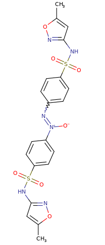 4,4-Azoxybis[N-(5-methyl-3-isoxazolyl)-benzenesulfonamide   CAS:119403-03-1