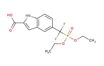 5-[(Diethoxyphosphinyl)difluoromethyl]-1H-indole-2-carboxylic Acid,CAS:1233086-50-4