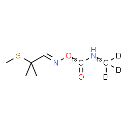 Aldicarb-(N-methyl-13C,D3 carbamoyl-13C) CAS No.:1261170-75-5