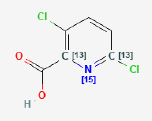 Clopyralid-13C2,15N    CAS:1189959-68-9