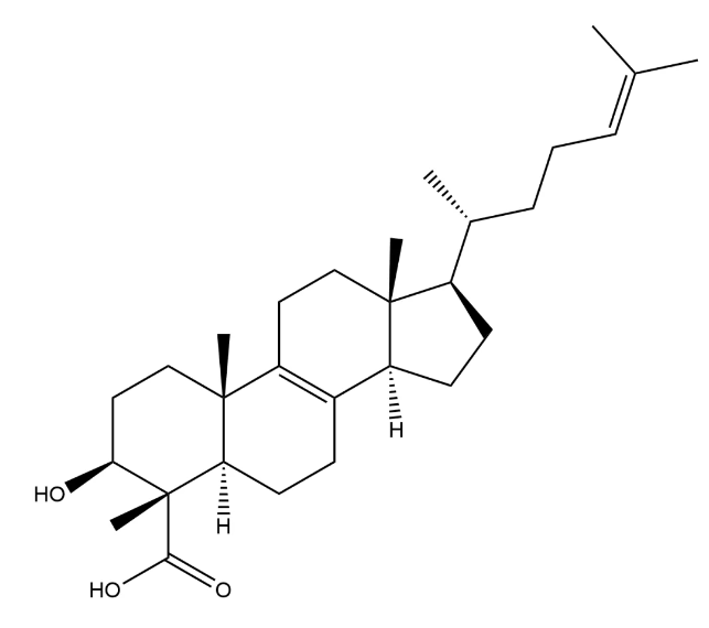 4A-Carboxy-4B-methyl-cholest-8,24-dien-3B-ol    CAS:32468-21-6