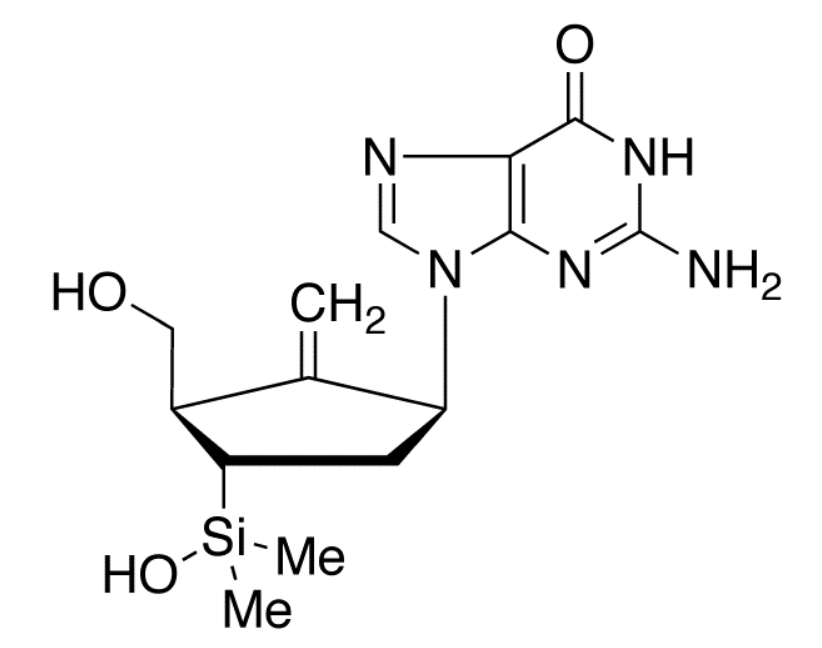 4-Dehydroxy-4-dimethylhydroxysilyl Entecavir   CAS:870614-82-7