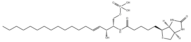 N-Biotinyl D-erythro-Sphingosine-1-phosphate      CAS:1093733-24-4