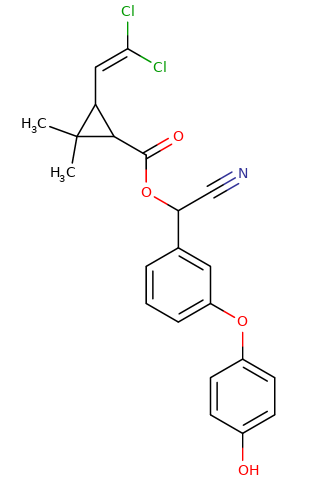 Hydroxy-cypermethrin (Racemic Mixture) (1:1)    CAS:64691-63-0