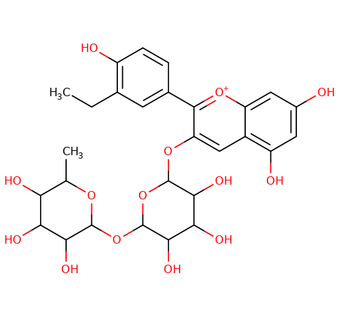 Delphinidin 3-O-Rutinoside    CAS:58285-26-0