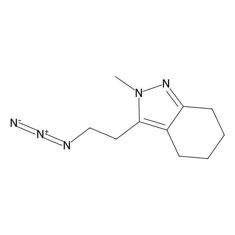 3-(2-azidoethyl)-2-methyl-4,5,6,7-tetrahydro-2H-indazole CAS No.:2098021-96-4