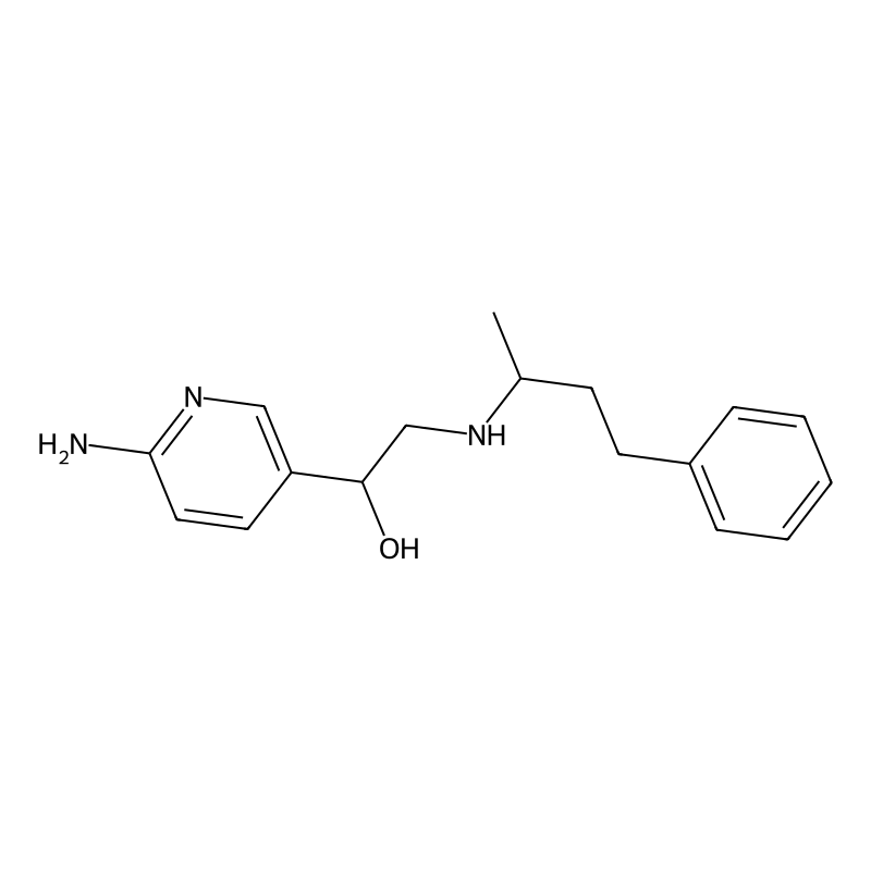 6-Amino-alpha-(((1-methyl-3-phenylpropyl)amino)methyl)-3-pyridinemethanol CAS No.:103583-08-0