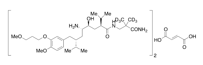 (2S,4S,5S,7R)-Aliskiren Fumarate (2:1)     CAS:1630036-82-6