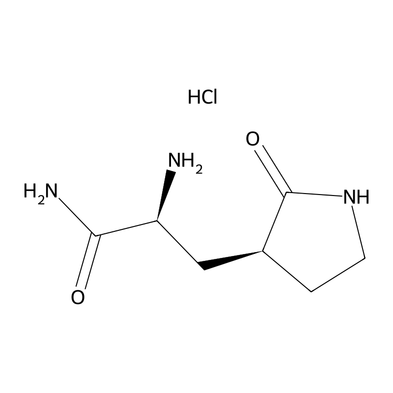 (S)-2-Amino-3-((S)-2-oxopyrrolidin-3-YL)propanamide hydrochloride CAS No.:2628280-48-6 