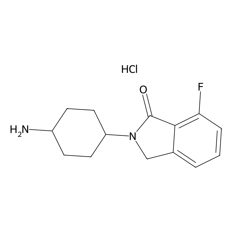 2-(trans-4-Aminocyclohexyl)-7-fluoroisoindolin-1-one hydrochloride CAS No.:1707367-78-9