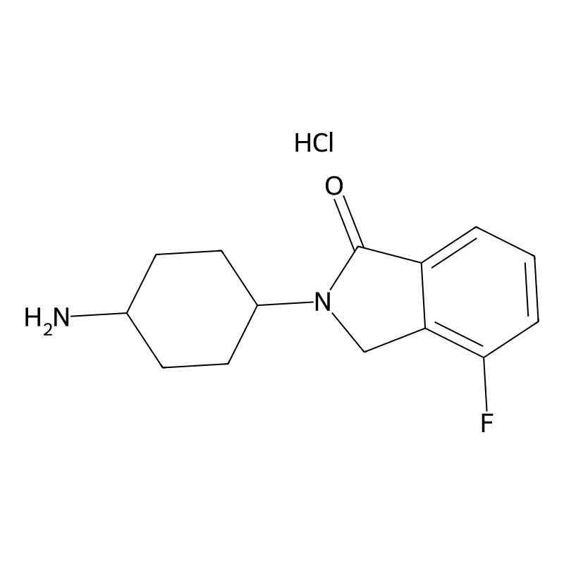 2-(trans-4-Aminocyclohexyl)-4-fluoroisoindolin-1-one hydrochloride CAS No.:1707367-84-7