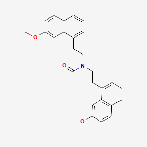 N,N-Bis(2-(7-methoxynaphthalen-1-yl)ethyl)acetamide CAS No.:1385018-58-5