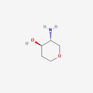 (3R,4R)-3-Amino-4-hydroxy-tetrahydropyran CAS No.:1350734-61-0