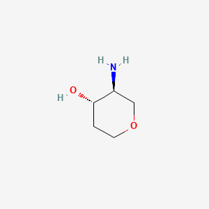 (3S,4S)-3-Amino-4-hydroxy-tetrahydropyran CAS No.:1240390-32-2