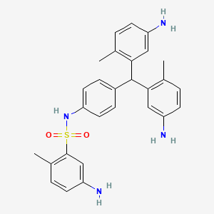 5-Amino-N-(4-(bis(5-amino-2-methylphenyl)methyl)phenyl)-2-methylbenzenesulfonamide CAS No.:1226500-0