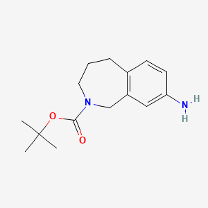 tert-Butyl 8-amino-4,5-dihydro-1H-benzo[c]azepine-2(3H)-carboxylate CAS No.:939043-41-1